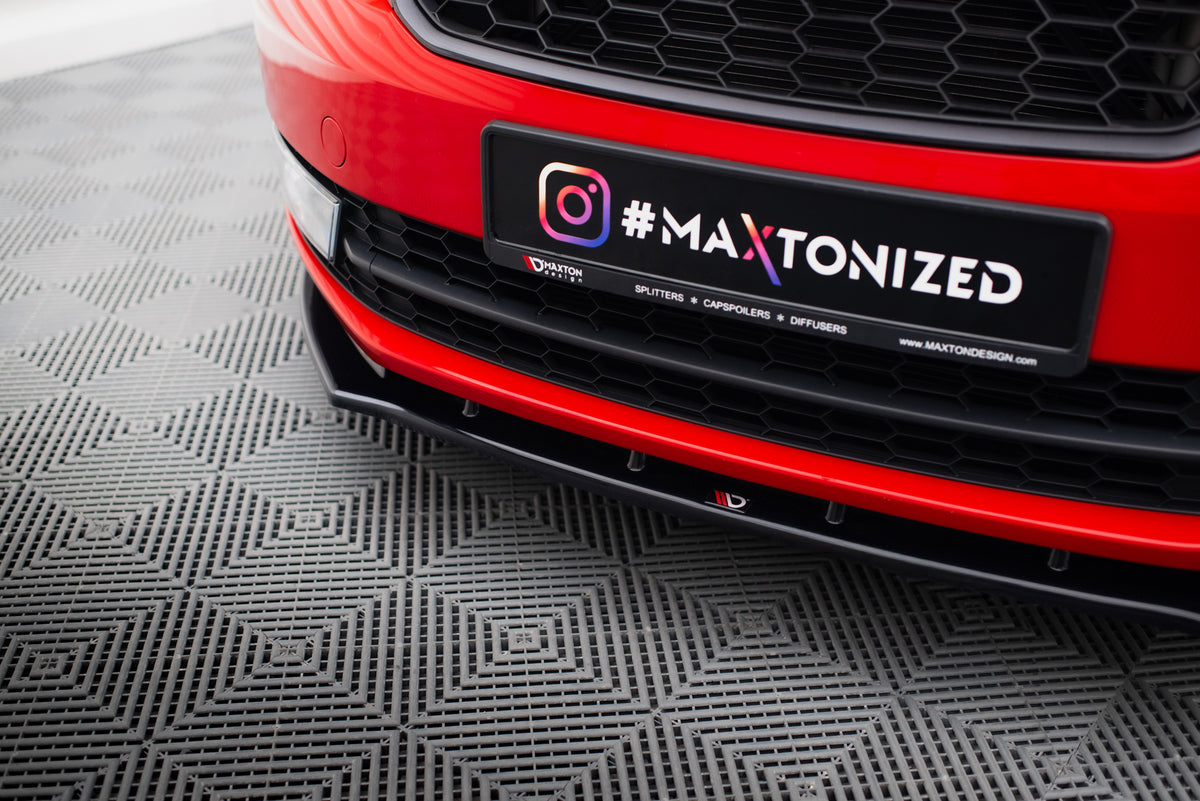Maxton Design Splitter Anteriore V.2 - Skoda Rapid - img 3
