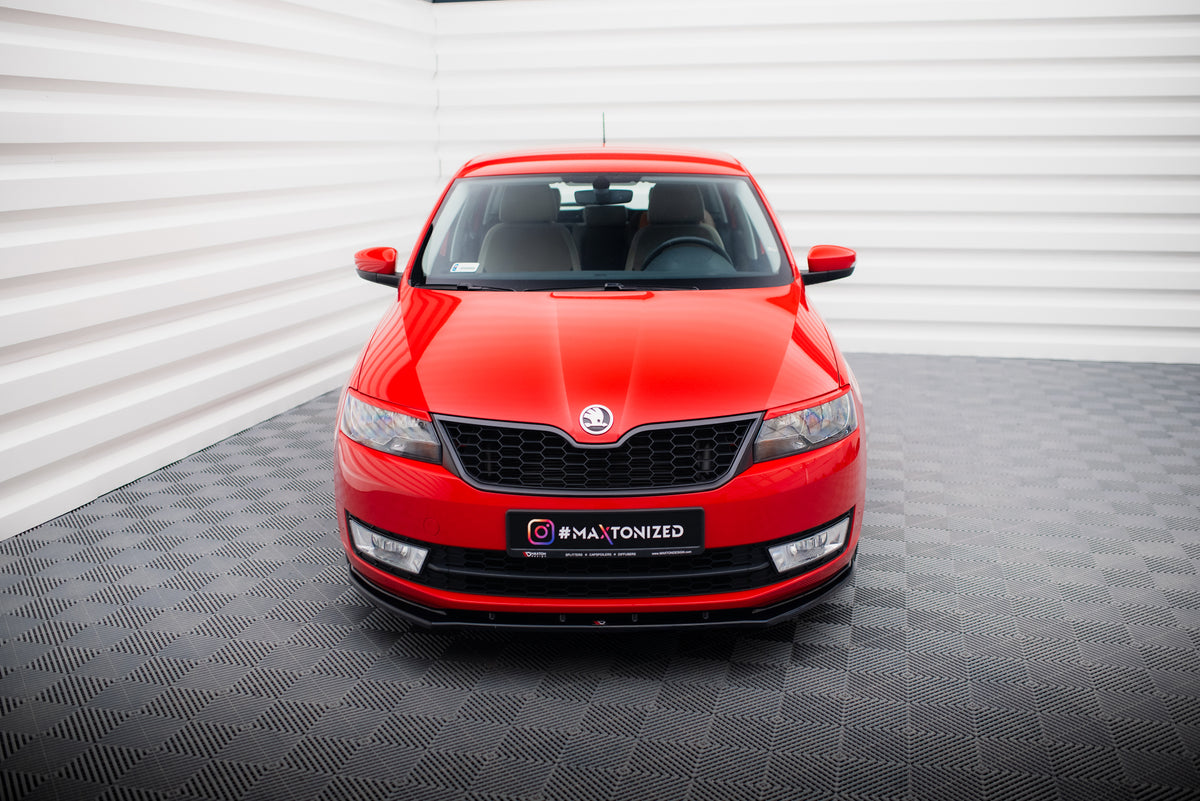 Maxton Design Splitter Anteriore V.2 - Skoda Rapid - img 2