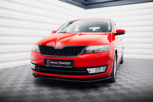 Maxton Design Splitter Anteriore V.2 - Skoda Rapid