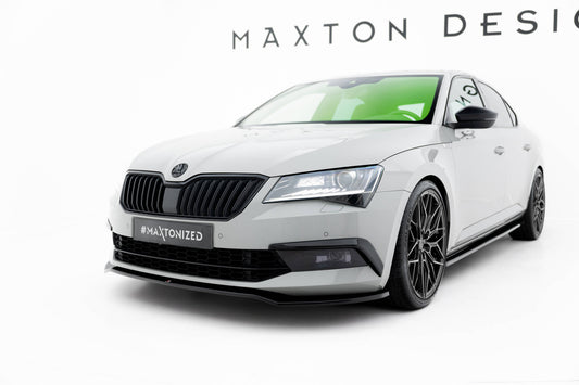 Maxton Design Splitter Anteriore V.2 - Skoda Superb Mk3