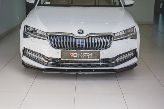 Maxton Design Splitter Anteriore V.2 - Skoda Superb Mk3 FL