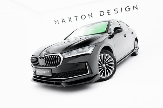 Maxton Design Splitter Anteriore V.2 - Skoda Superb Mk4