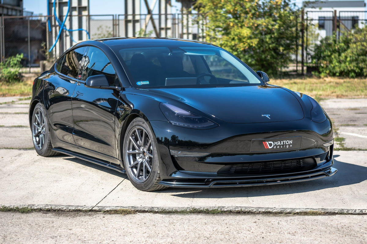 Maxton Design Splitter Anteriore V.2 - Tesla Model 3 - img 2
