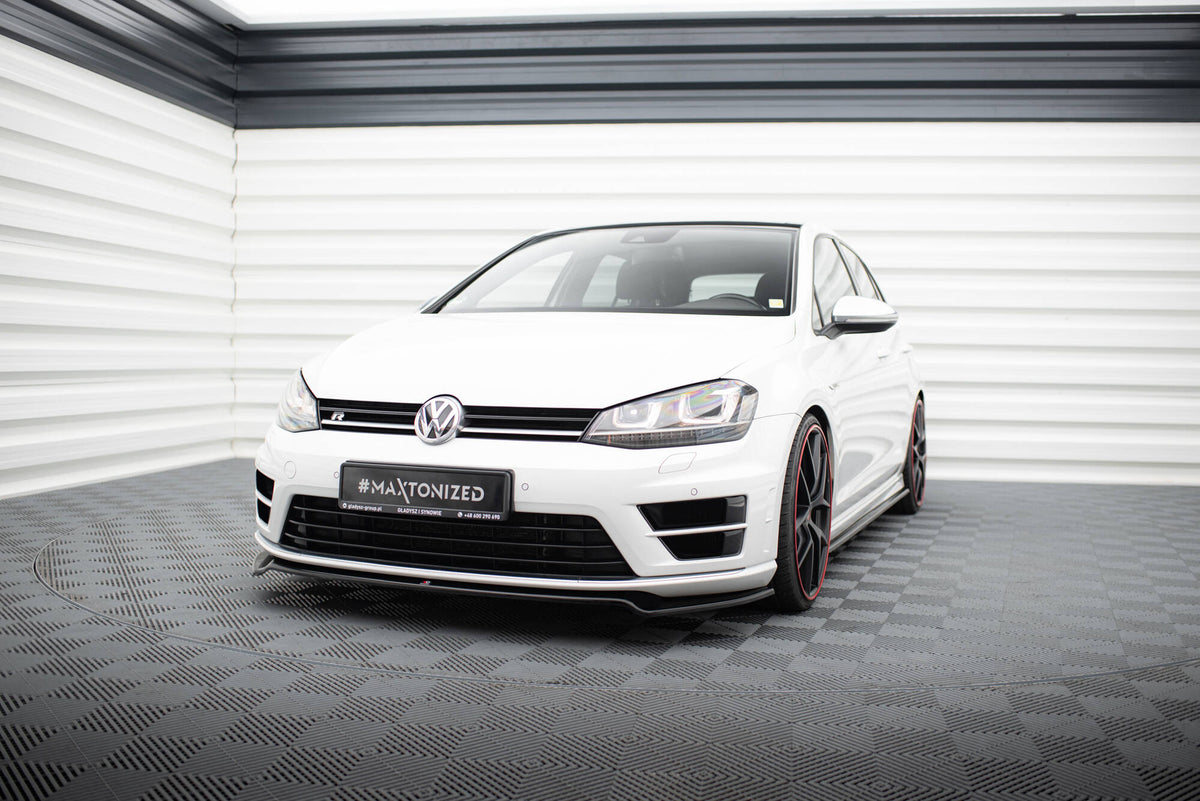 Maxton Design Splitter Anteriore V.2 - Volkswagen Golf R Mk7