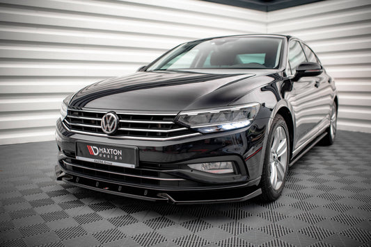 Maxton Design Splitter Anteriore V.2 - Volkswagen Passat Mk8 (B8) Facelift