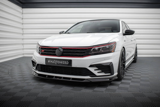 Maxton Design Splitter Anteriore V.2 - Volkswagen Passat Mk7 (B7)