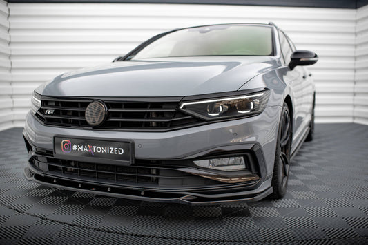Maxton Design Splitter Anteriore V.2 - Volkswagen Passat Mk8 (B8) Facelift