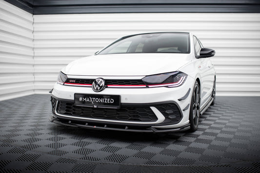 Maxton Design Splitter Anteriore V.2 - Volkswagen Polo GTI Mk6 Facelift