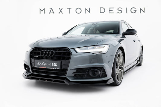 Maxton Design Splitter Anteriore V.3 - Audi A6 C7 FL
