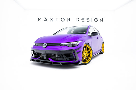 Maxton Design Splitter Anteriore V.3 - Volkswagen Golf R Mk8