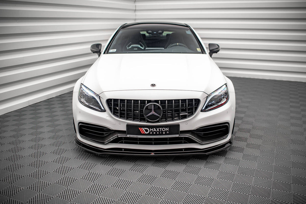 Maxton Design Splitter Anteriore V.3 - Mercedes C Klasa Coupe - img 2