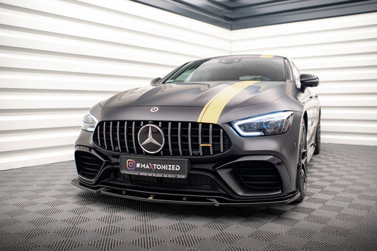 Maxton Design Splitter Anteriore V.3 - Mercedes AMG GT 4 -Door Coupe GT 63