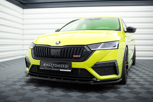 Maxton Design Splitter Anteriore V.3 - Skoda Octavia RS Mk4