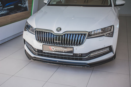 Maxton Design Splitter Anteriore V.3 - Skoda Superb Mk3 FL