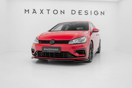 Maxton Design Splitter Anteriore V.3 - Volkswagen Golf R Mk7 Facelift