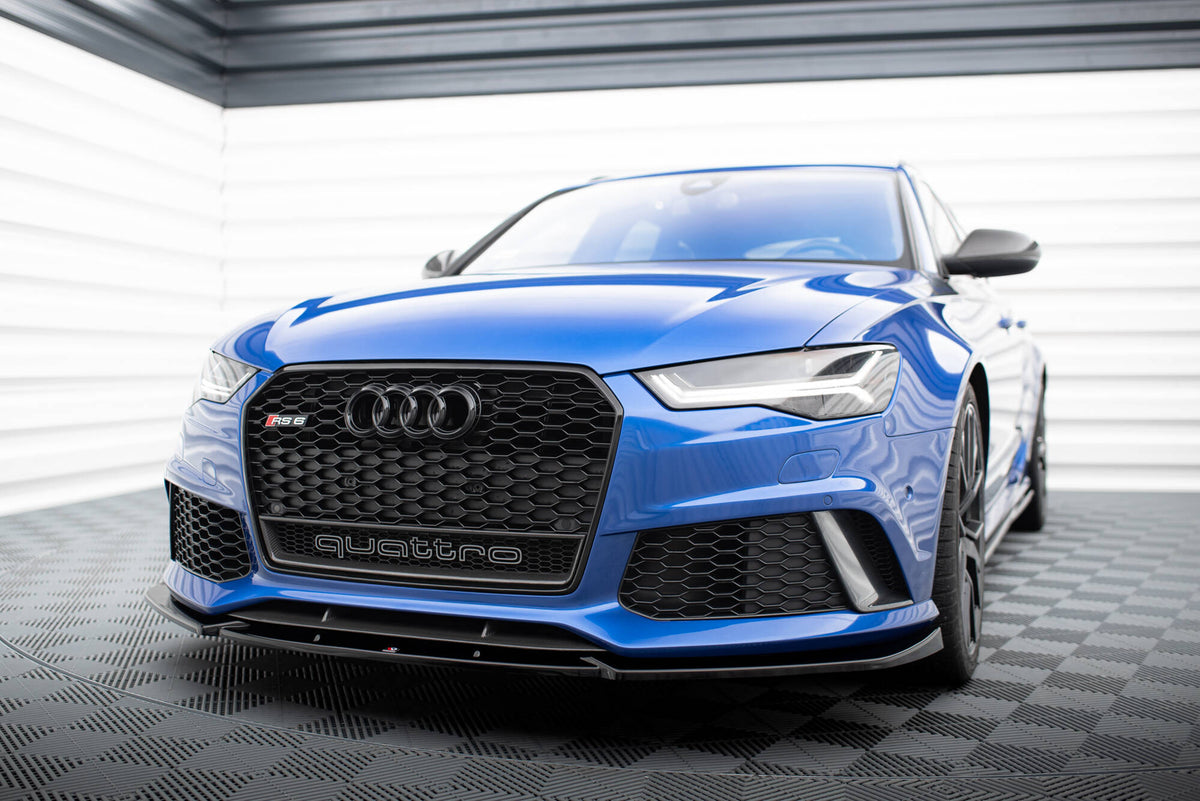 Maxton Design Splitter Anteriore V.4 - Audi A6 C7 FL