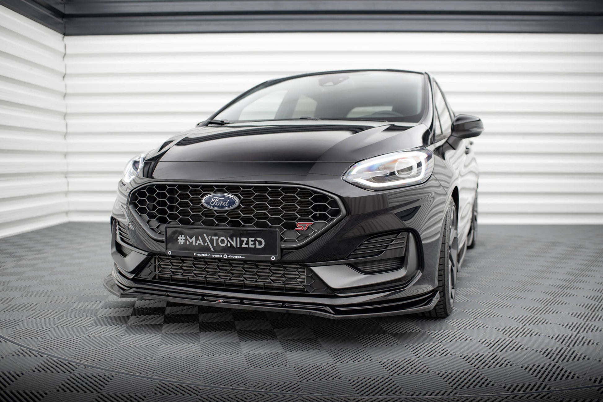 Maxton Design Splitter Anteriore V.4 - Ford Fiesta ST Mk8 Facelift