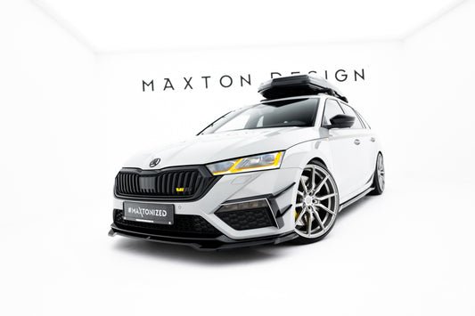 Maxton Design Splitter Anteriore V.4 - Skoda Octavia RS Mk4