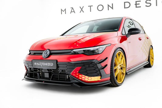 Maxton Design Splitter Anteriore V.4 - Volkswagen Golf GTI Mk8 Facelift