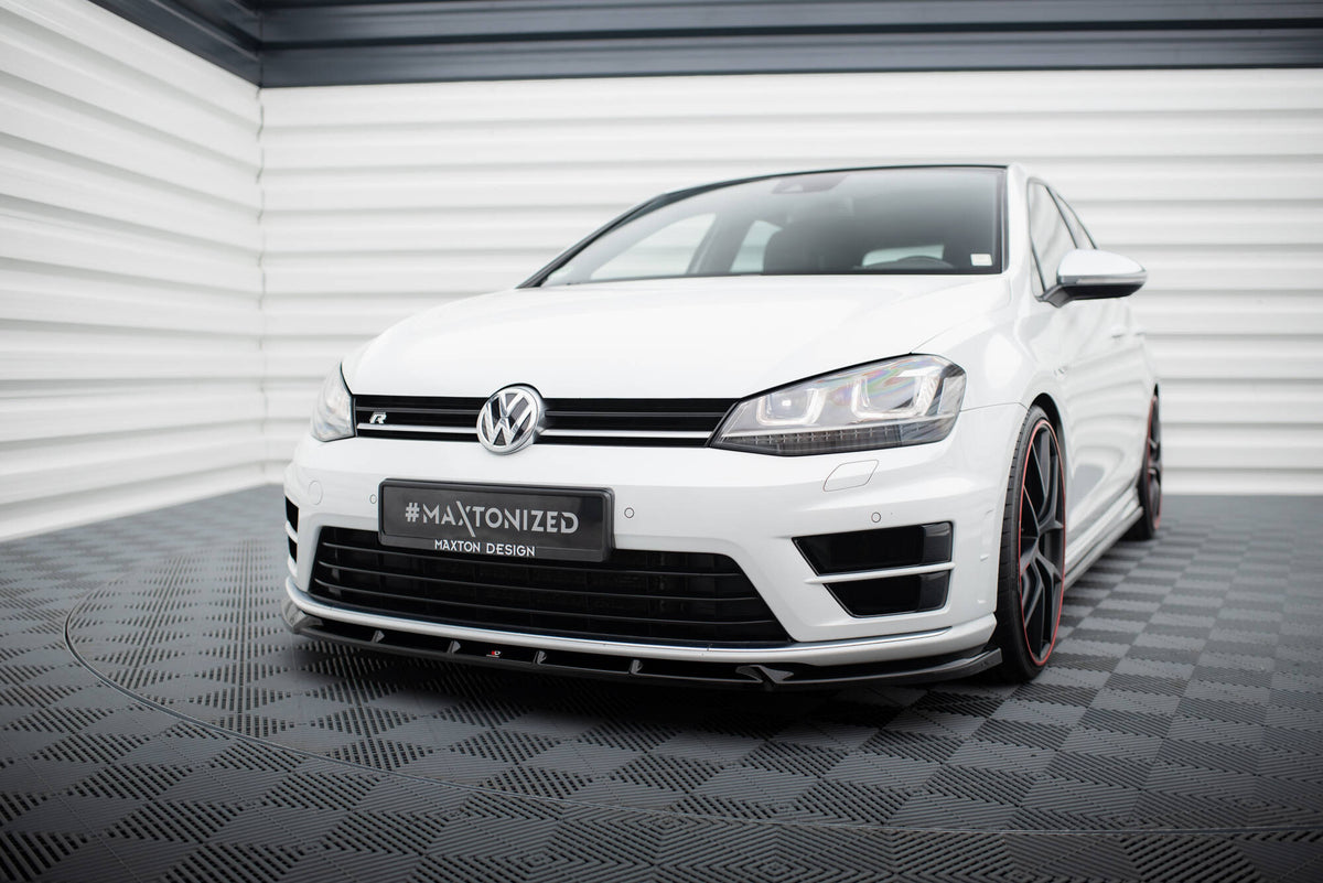 Maxton Design Splitter Anteriore V.5 - Volkswagen Golf R Mk7