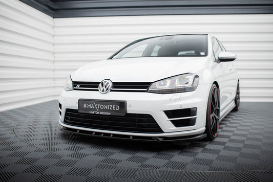 Maxton Design Splitter Anteriore V.5 - Volkswagen Golf R Mk7