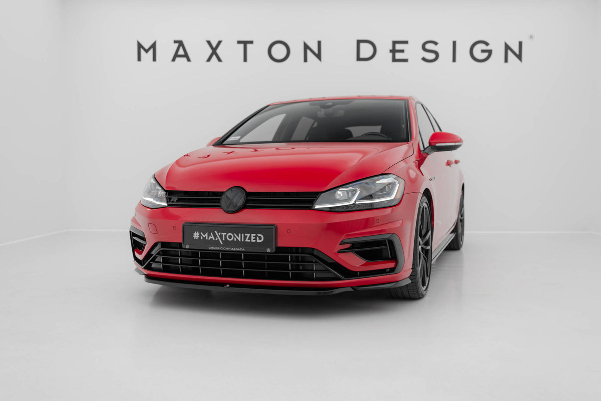 Maxton Design Splitter Anteriore V.5 - Volkswagen Golf R Mk7 Facelift
