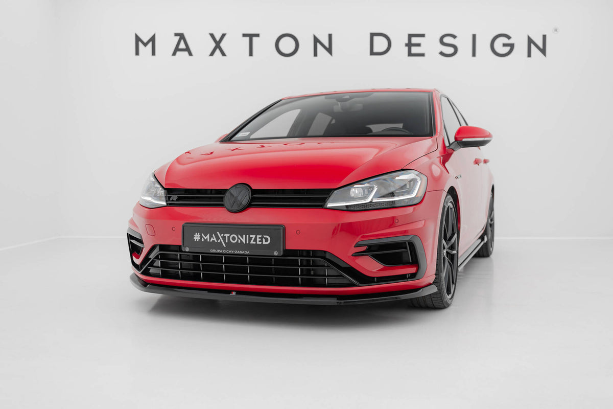 Maxton Design Splitter Anteriore V.6 - Volkswagen Golf R Mk7 Facelift