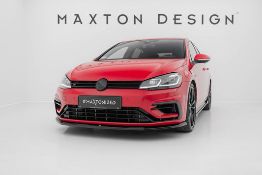 Maxton Design Splitter Anteriore V.6 - Volkswagen Golf R Mk7 Facelift