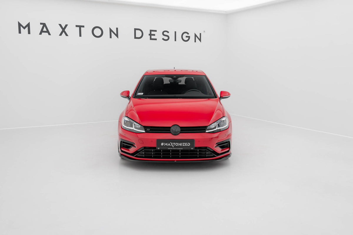 Maxton Design Splitter Anteriore V.7 - Volkswagen Golf R Mk7 Facelift - img 2