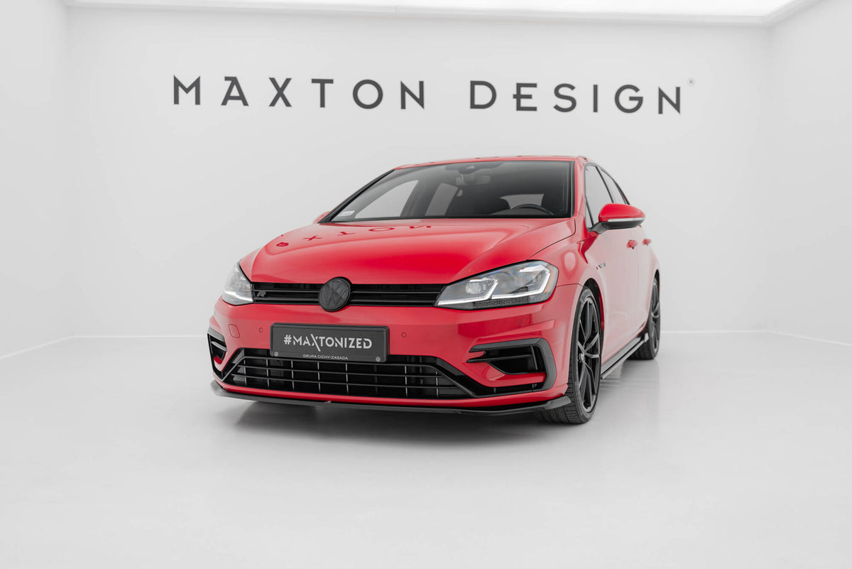 Maxton Design Splitter Anteriore V.7 - Volkswagen Golf R Mk7 Facelift