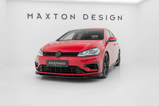 Maxton Design Splitter Anteriore V.9 - Volkswagen Golf R Mk7 Facelift