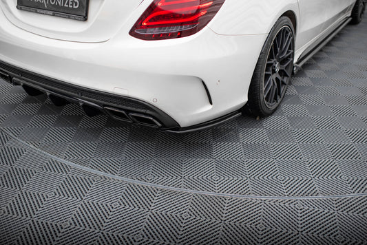 Maxton Design Splitter Laterali Post. - Mercedes C Klasa C63 AMG