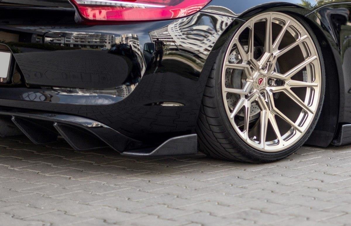 Maxton Design Splitter Laterali Post. - Porsche Cayman Mk2