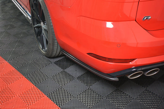 Maxton Design Splitter Laterali Post. V.1 - Volkswagen Golf R Mk7 Facelift