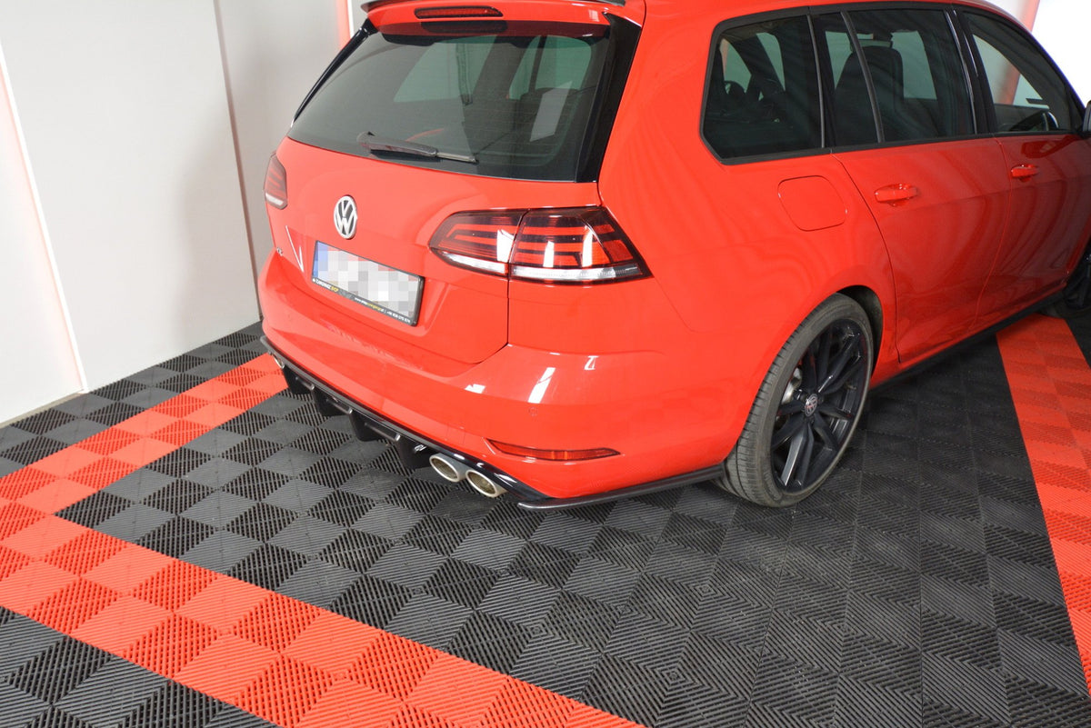 Maxton Design Splitter Laterali Post. V.1 - Volkswagen Golf R Mk7 Facelift - img 2