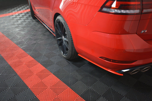 Maxton Design Splitter Laterali Post. V.2 - Volkswagen Golf R Mk7 Facelift