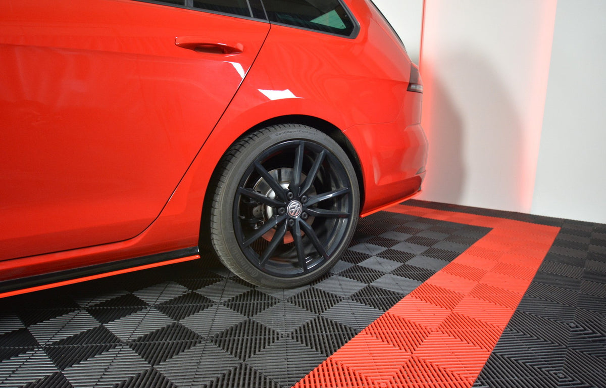 Maxton Design Splitter Laterali Post. V.2 - Volkswagen Golf R Mk7 Facelift - img 2