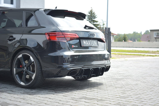 Maxton Design Diffusore Post. V.2 - Audi A3 8V FL
