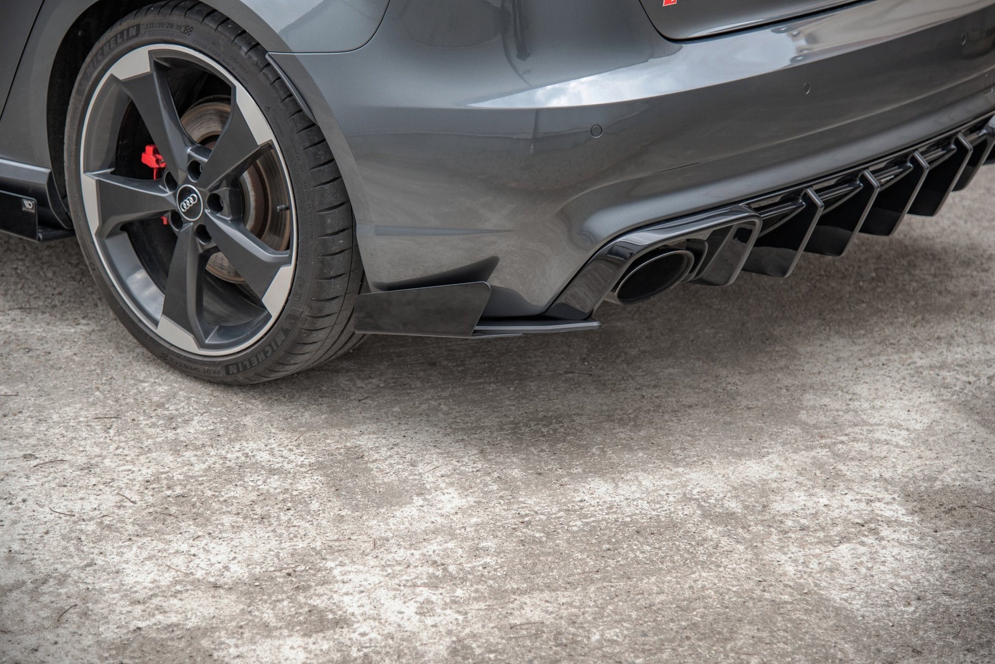 Maxton Design Flap Laterali Post. - Audi A3 8V