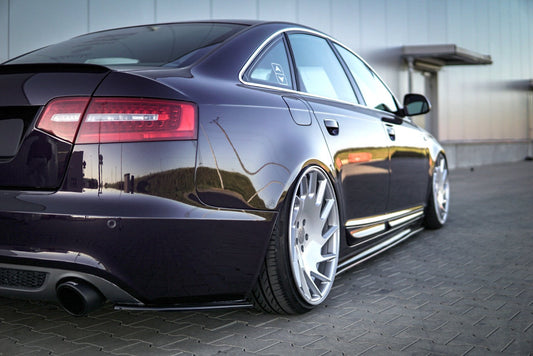 Maxton Design Splitter Laterali Post. - Audi A6 C6 FL