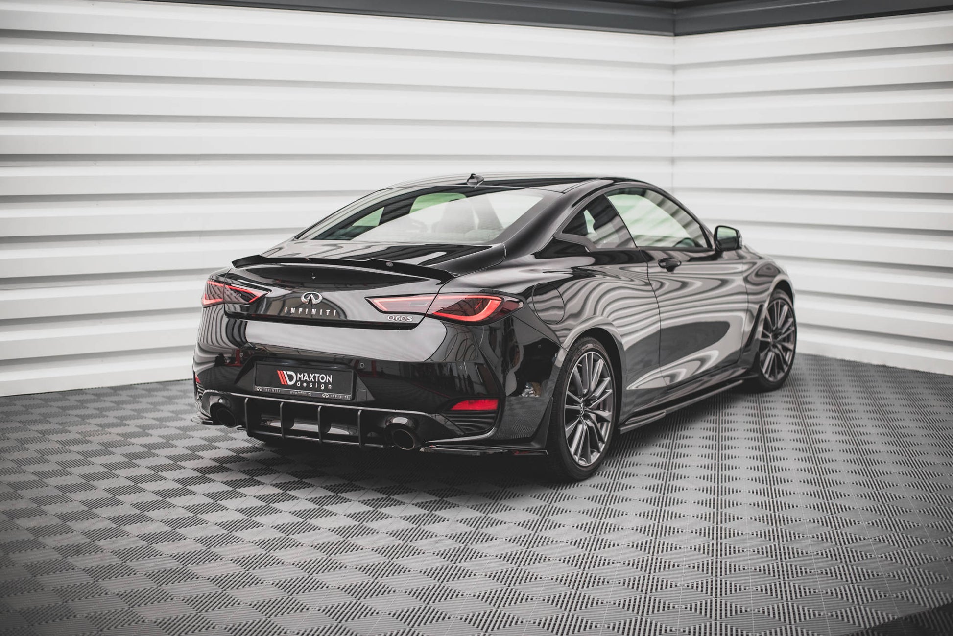 Maxton Design Splitter Laterali Post. - Infiniti Q60 Mk2 - img 2