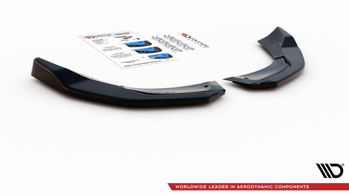 Maxton Design Splitter Laterali Post. - Mercedes A Klasa W177 45 AMG - img 5