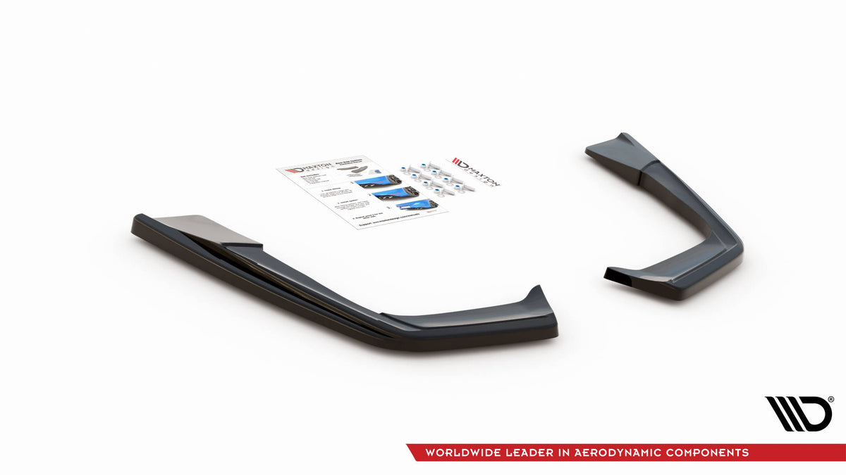 Maxton Design Splitter Laterali Post. - Mercedes C Klasa Coupe - img 3