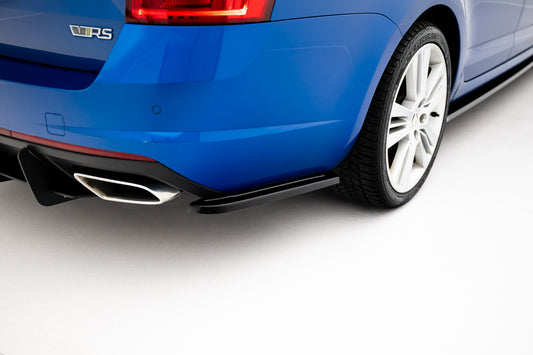 Maxton Design Splitter Laterali Post. - Skoda Octavia RS Mk3
