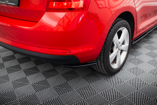 Maxton Design Splitter Laterali Post. - Skoda Rapid