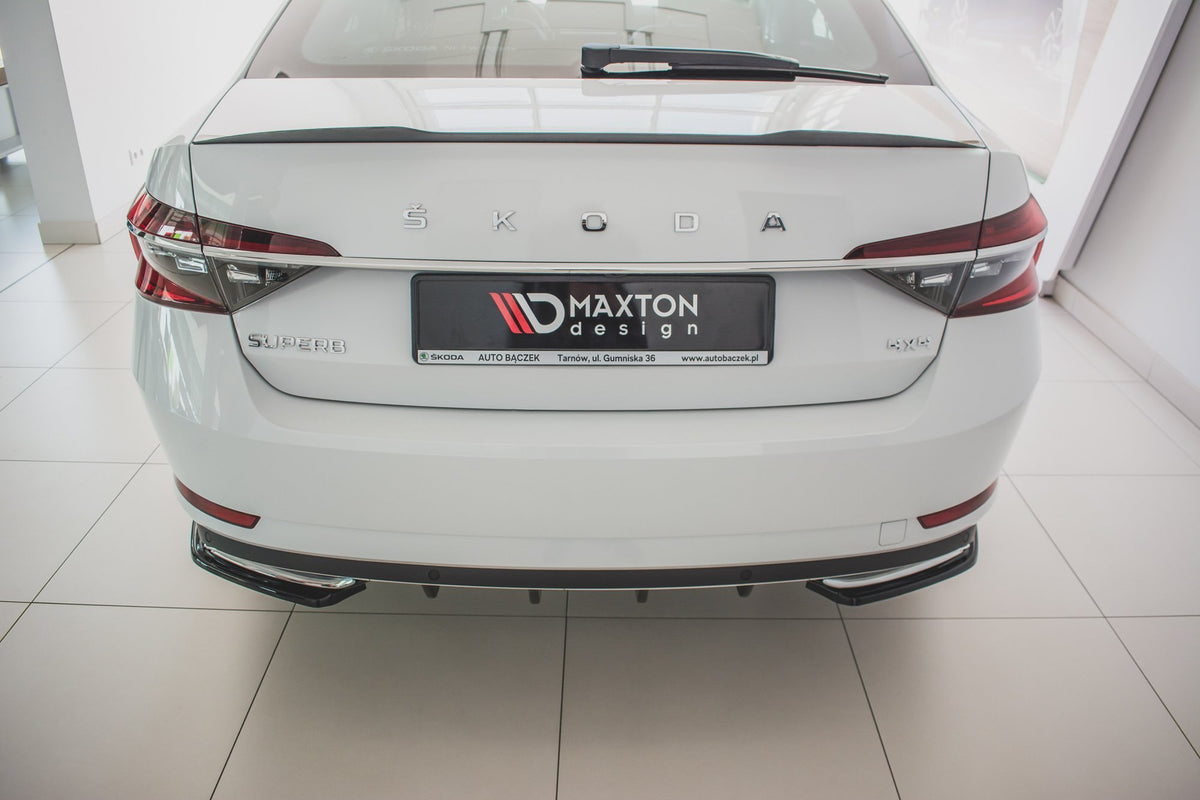 Maxton Design Splitter Laterali Post. - Skoda Superb Mk3 FL - img 3