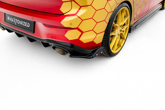 Maxton Design Splitter Laterali Post. V.1 - Volkswagen Golf GTI Mk8