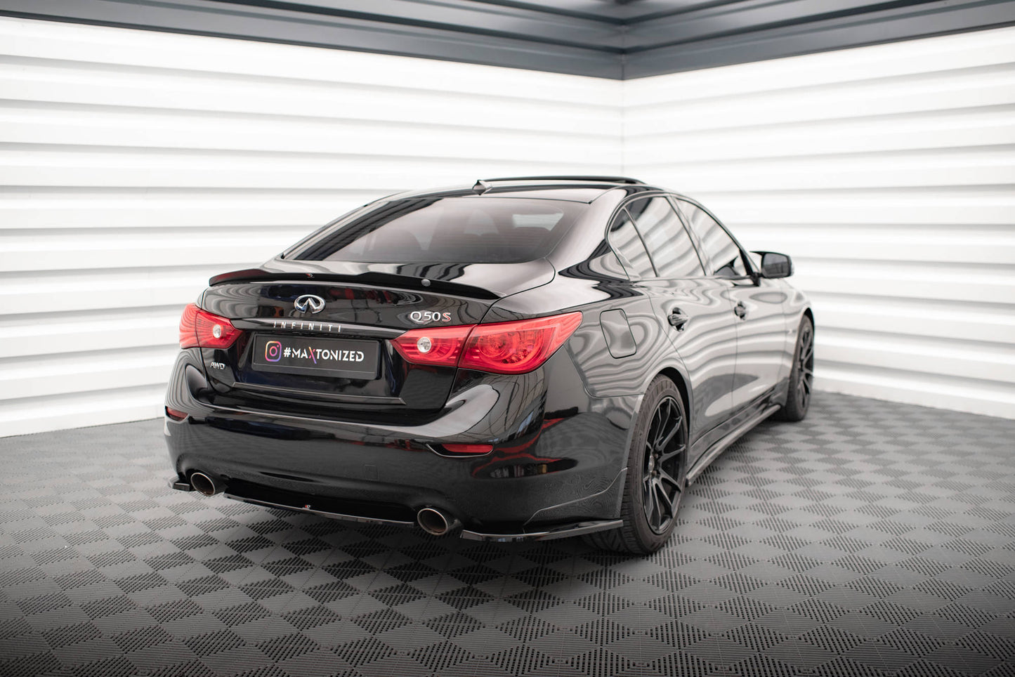 Maxton Design Splitter Laterali Post. V.1 - Infiniti Q50 Mk1 - img 2