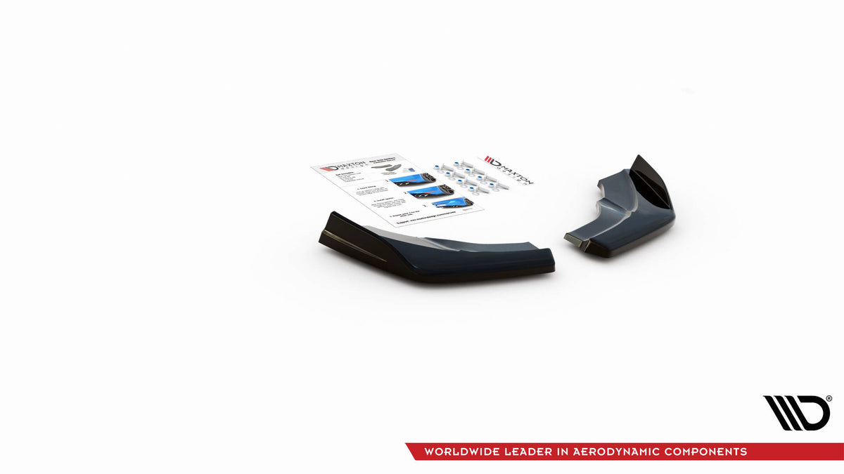 Maxton Design Splitter Laterali Post. V.1 - Mercedes A Klasa Standard - img 4