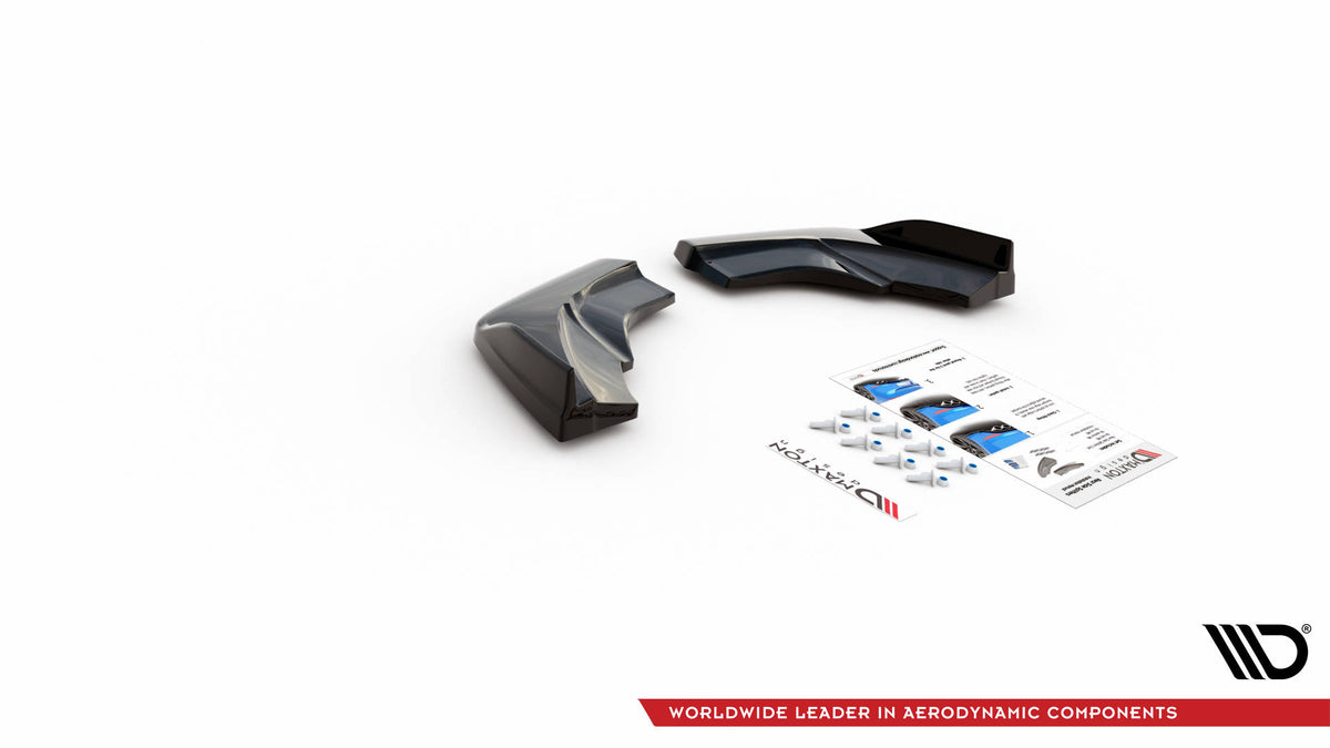 Maxton Design Splitter Laterali Post. V.1 - Mercedes A Klasa Standard - img 5